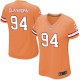 Women Nike Tampa Bay Buccaneers &94 Adrian Clayborn Elite Orange Glaze Alternate NFL Jersey