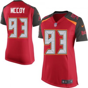 Femmes Nike Tampa Bay Buccaneers # 93 Gerald McCoy élite rouge équipe NFL Maillot Magasin de couleur