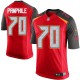 Youth Nike Tampa Bay Buccaneers &70 Kevin Pamphile Elite Red Team Color NFL Jersey