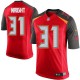 Youth Nike Tampa Bay Buccaneers &31 Major Wright Elite Red Team Color NFL Jersey