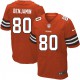 Men Nike Cleveland Browns &80 Travis Benjamin Elite Orange Alternate NFL Jersey