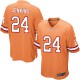 Youth Nike Tampa Bay Buccaneers &24 Mike Jenkins Elite Orange Glaze Alternate NFL Jersey