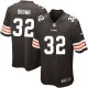 Youth Nike Cleveland Browns &32 Jim Brown Elite Brown Team Color NFL Jersey
