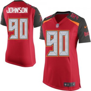 Femmes Nike Tampa Bay Buccaneers # 90 Michael Johnson élite rouge équipe NFL Maillot Magasin de couleur Femmes Nike Tampa Bay Buccaneers # 90 Michael Johnson élite rouge équipe NFL Maillot Magasin de couleur