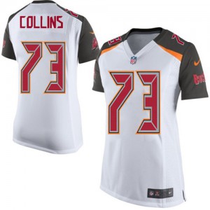 Femmes Nike Tampa Bay Buccaneers # 73 Anthony Collins Élite blanc NFL Maillot Magasin