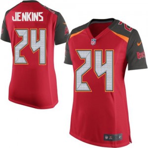Femmes Nike Tampa Bay Buccaneers # 24 Mike Jenkins Élite rouge couleur NFL maillot de Team Femmes Nike Tampa Bay Buccaneers # 24 Mike Jenkins Élite rouge couleur NFL maillot de Team