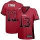 Women Nike Tampa Bay Buccaneers &13 Mike Evans Elite Red Drift Fashion NFL Jersey