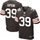 Men Nike Cleveland Browns &39 Tashaun Gipson Elite Brown Team Color NFL Jersey