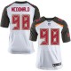 Men Nike Tampa Bay Buccaneers &98 Clinton McDonald Elite White NFL Jersey