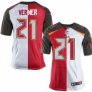 Men Nike Tampa Bay Buccaneers &21 Alterraun Verner Elite Team/Road Two Tone NFL Jersey
