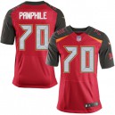 Men Nike Tampa Bay Buccaneers &70 Kevin Pamphile Elite Red Team Color NFL Jersey