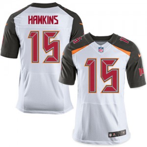 Hommes Nike Tampa Bay Buccaneers # 15 Lavelle Hawkins Élite blanc NFL Maillot Magasin