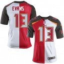 Men Nike Tampa Bay Buccaneers &13 Mike Evans Elite Team/Road Two Tone NFL Jersey