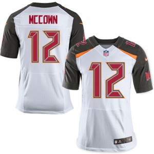 Hommes Nike Tampa Bay Buccaneers # 12 Josh McCown Élite blanc NFL Maillot Magasin