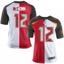 Men Nike Tampa Bay Buccaneers &12 Josh McCown Elite Team/Road Two Tone NFL Jersey