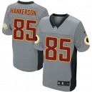 Men Nike Washington Redskins &85 Leonard Hankerson Elite Grey Shadow NFL Jersey