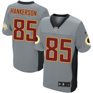 Hommes Nike Washington Redskins # 85 Leonard Hankerson Élite gris ombre NFL Maillot Magasin