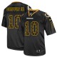 Men Nike Washington Redskins &10 Robert Griffin III Elite New Lights Out Black NFL Jersey