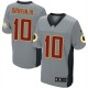 Men Nike Washington Redskins &10 Robert Griffin III Elite Grey Shadow NFL Jersey
