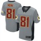 Hommes Nike Washington Redskins # 81 Art Monk élite gris ombre NFL Maillot Magasin