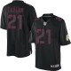 Hommes Nike Washington Redskins # 21 Sean Taylor Élite Noir Impact NFL Maillot Magasin