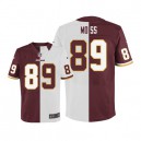 Men Nike Washington Redskins &89 Santana Moss Elite Team/Road Two Tone NFL Jersey