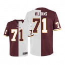 Men Nike Washington Redskins &71 Trent Williams Elite Team/Road Two Tone NFL Jersey