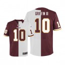 Men Nike Washington Redskins &10 Robert Griffin III Elite Team/Road Two Tone NFL Jersey