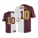 Men Nike Washington Redskins &10 Robert Griffin III Elite Team/Alternate Two Tone NFL Jersey
