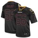 Men Nike Washington Redskins &56 Perry Riley Elite Lights Out Black NFL Jersey