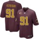 Youth Nike Washington Redskins &91 Ryan Kerrigan Elite Burgundy Red/Gold Number Alternate 80TH Anniversary C Patch NFL Jersey