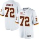 Youth Nike Washington Redskins &72 Stephen Bowen Elite White C Patch NFL Jersey