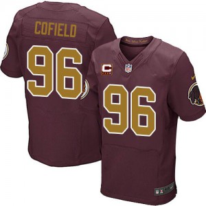 Hommes Nike Washington Redskins # 96 Barry Cofield élite Bourgogne rouge/or numéro remplaçant 80e anniversaire C Patch NFL J Hommes Nike Washington Redskins # 96 Barry Cofield élite Bourgogne rouge/or numéro remplaçant 80e anniversaire C Patch NFL J