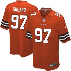 Jeunesse Browns de Cleveland Nike # 97 Jabaal Sheard élite remplaçant NFL Maillot Magasin Orange Jeunesse Browns de Cleveland Nike # 97 Jabaal Sheard élite remplaçant NFL Maillot Magasin Orange