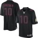 Youth Nike Washington Redskins &10 Robert Griffin III Elite Black Impact NFL Jersey