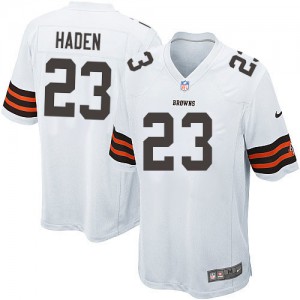 Jeunesse Browns de Cleveland Nike # 23 Joe Haden élite blanc NFL Maillot Magasin