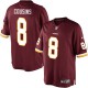 Youth Nike Washington Redskins &8 Kirk Cousins Elite Burgundy Red Team Color NFL Jersey