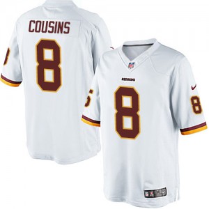 Jeunesse Nike Washington Redskins # 8 Kirk Cousins Élite blanc NFL Maillot Magasin