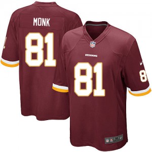Jeunesse Nike Washington Redskins # 81 Art Monk élite Bourgogne rouge équipe NFL Maillot Magasin de couleur
