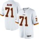 Youth Nike Washington Redskins &71 Charles Mann Elite White NFL Jersey