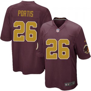 Jeunesse Nike Washington Redskins # 26 Clinton Portis élite Bourgogne rouge/or nombre alternent 80e anniversaire NFL Maillot Mag Jeunesse Nike Washington Redskins # 26 Clinton Portis élite Bourgogne rouge/or nombre alternent 80e anniversaire NFL Maillot Mag