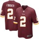 Youth Nike Washington Redskins &2 Kai Forbath Elite Burgundy Red Team Color NFL Jersey