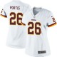 Women Nike Washington Redskins &26 Clinton Portis Elite White NFL Jersey