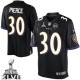 Youth Nike Baltimore Ravens &30 Bernard Pierce Elite Black Alternate Super Bowl XLVII NFL Jersey