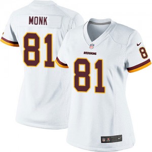 Femmes Nike Washington Redskins # 81 Art Monk Élite blanc NFL Maillot Magasin