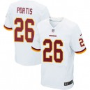 Men Nike Washington Redskins &26 Clinton Portis Elite White NFL Jersey