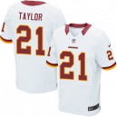 Men Nike Washington Redskins &21 Sean Taylor Elite White NFL Jersey