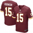 Men Nike Washington Redskins &15 Aldrick Robinson Elite Burgundy Red Team Color NFL Jersey