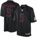Men Nike Washington Redskins &9 Sonny Jurgensen Elite Black Impact NFL Jersey