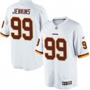 Youth Nike Washington Redskins &99 Jarvis Jenkins Elite White NFL Jersey
